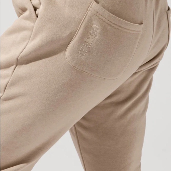 Popflex Active Cloud Rollover Sweatpant - Milk Tea - Picture 6 of 6
